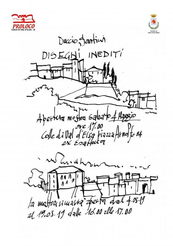 Mostra disegni Duccio Santini